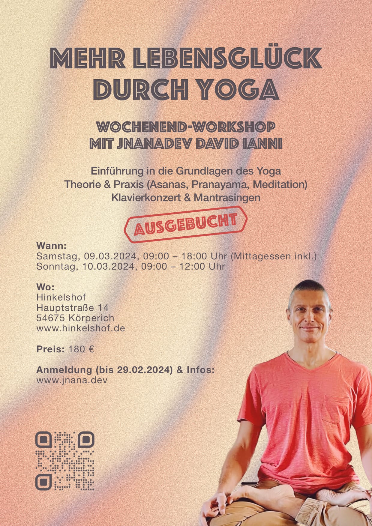 Workshop „Mehr Lebensglück durch Yoga“