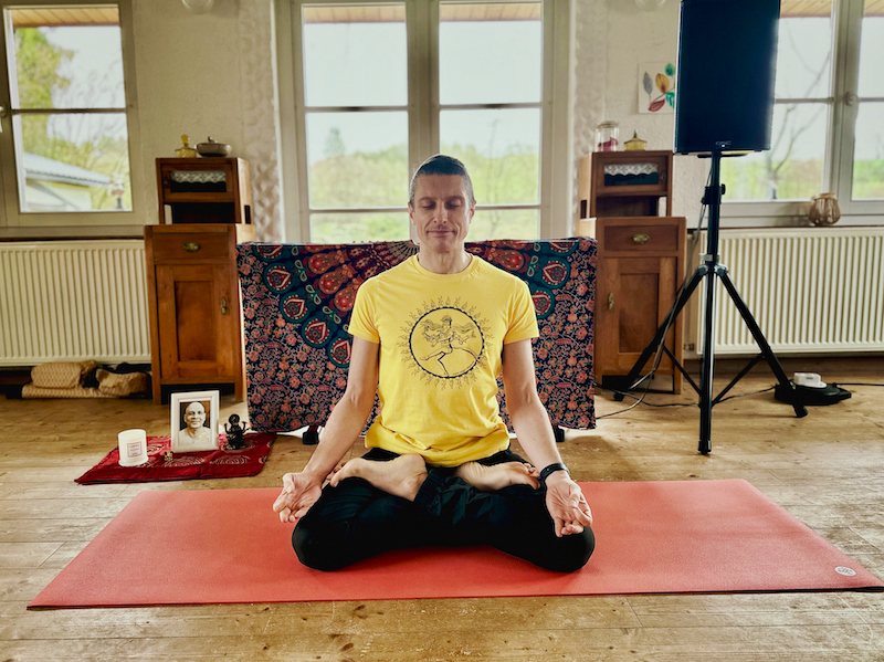 Jnanadev in Padmasana